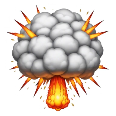 Atomic bomb explosion sticker