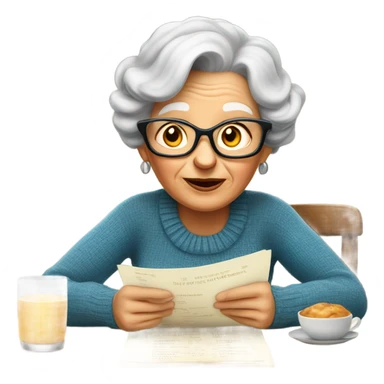 Where to dine granny sticker