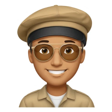 Peut tu mettre une casquette sur le côté à cette emoji😎 sticker