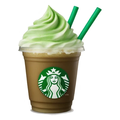 Starbucks matcha frappucino sticker