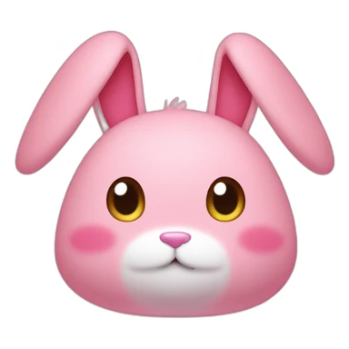 kanahei's pink rabbit sticker
