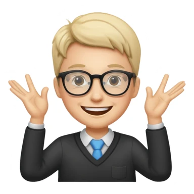 祝賀成功 by Cute招sir (with glasses) sticker