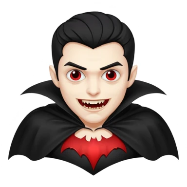 Create an emoji of  a scary Vampire full bodied sticker
