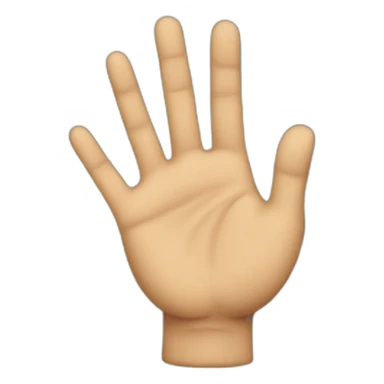 Turkish nah hand sticker