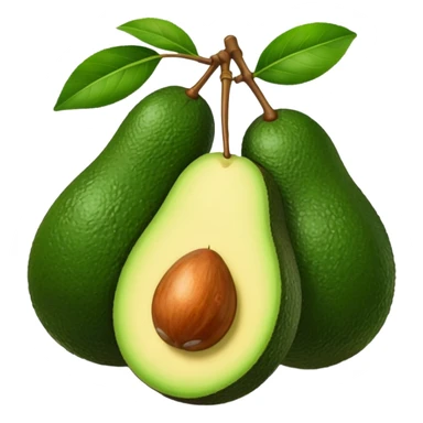 5 avocados whithout seed sticker