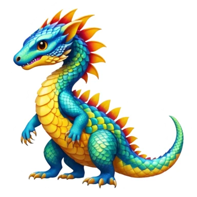 Colorful Exotic Pokémon-Digimon-Monster-Beast-Fakémon-hybrid-creature (full body) sticker