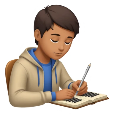 writing music sticker