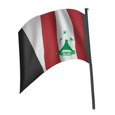 Northern alliance flag emoji in Afghanistan  sticker