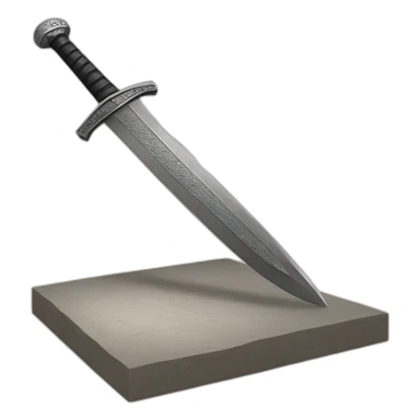 Damascus Sword Monument in Damas sticker