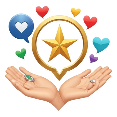 I need to create a slack emoji of: Customer-First. Create one for me, it should have the text as well with some attractive visual. Give me 10 ideas sticker