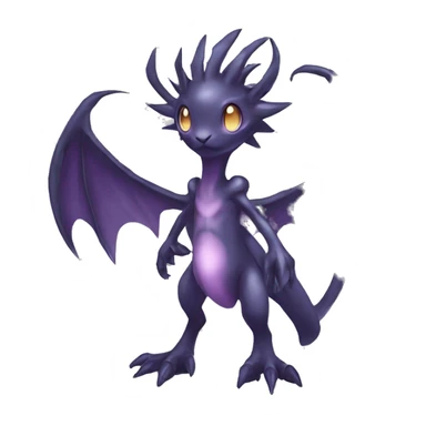 cute cool edgy sharp eldritch ethereal magical Digimon-Fakemon-animal full body sticker
