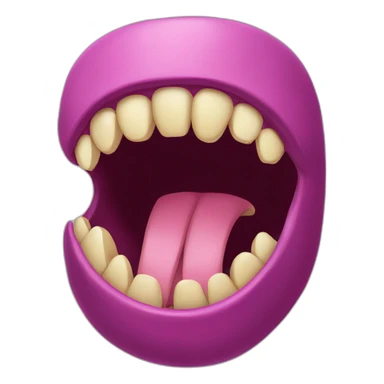mewing - jaw - giant mouth sticker