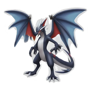 Edgy Cool Nargacuga-Noivern-Latias-Silvally-Garchomp-Pokémon Full Body sticker