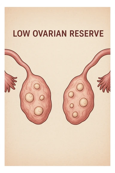 riserva ovarica bassa sticker