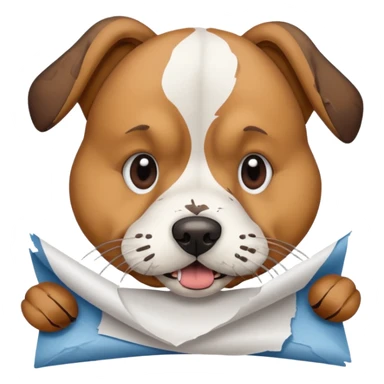 Dog eat homework sticker