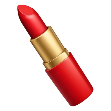 red kiss lipstick print sticker