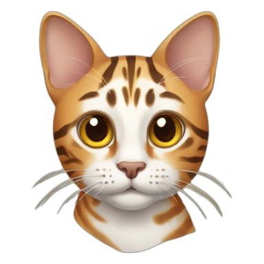 Cat bengal sticker