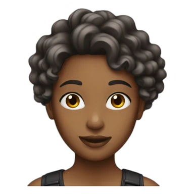 I'm doing girl beautiful hair sticker