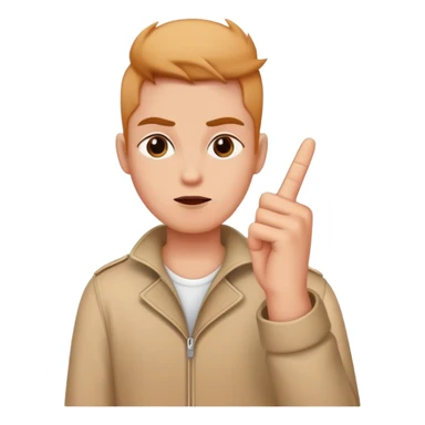 ￼ middle finger, sassy ￼ sticker