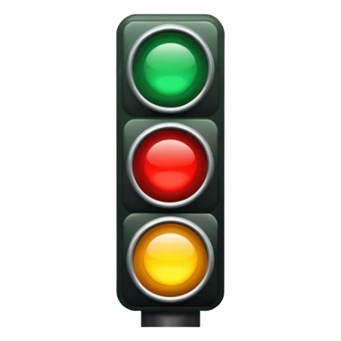 green light stop light sticker