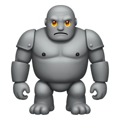 Un golem de pierre sticker