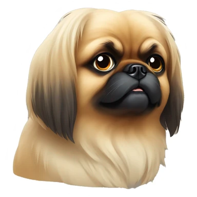 Pekingese dog sticker