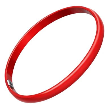 red bangle sticker