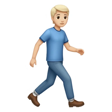 Person stepping aside  sticker