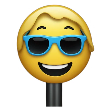 A photobooth on a stand sticker