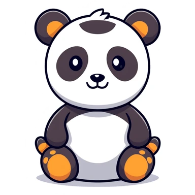 Panda flighty sticker