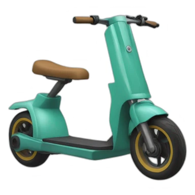 Une trottinette freestyle sticker