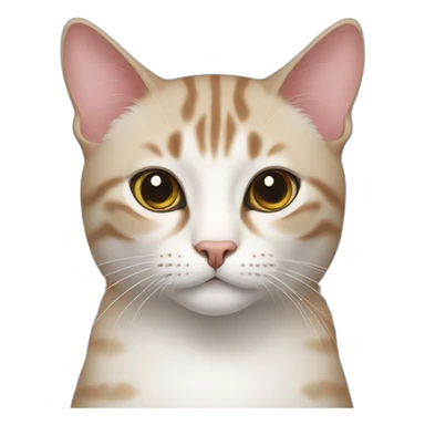 burma cat sticker