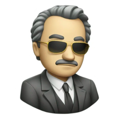 mafia boss with money sticker