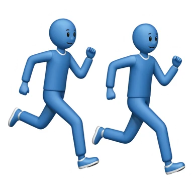 stick figures ruing sticker