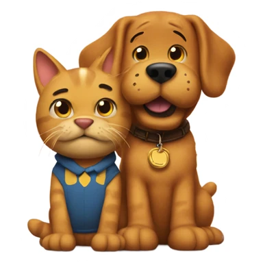 garfield and odie sticker