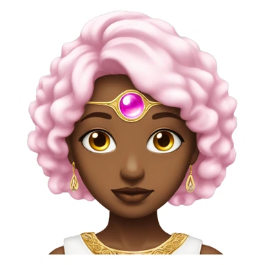 angelic diva pink third eye sticker