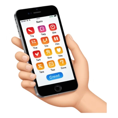 tap hand  icons  sticker