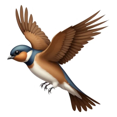 Una rondine che vola sticker