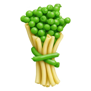 Bucatini with some peas sticker