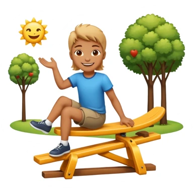 park Seesaw sticker