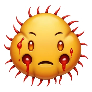 Infections cells sticker