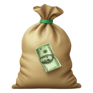 bag of money sticker