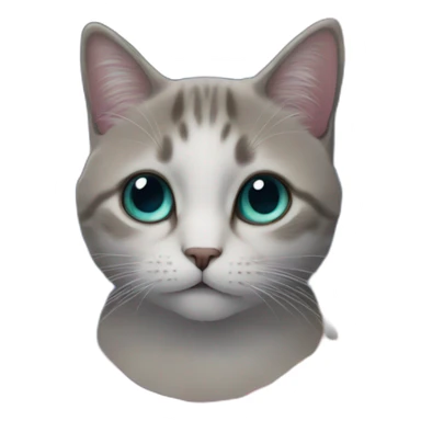 Un chat dans une galaxy sticker