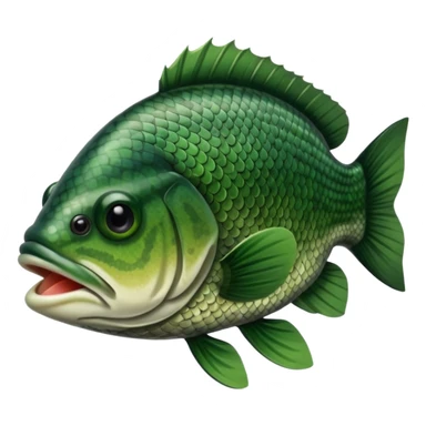 BASS FISH FACE sticker