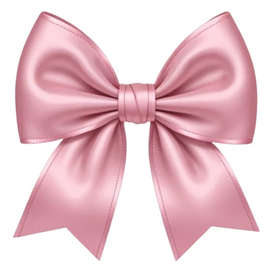 Cute light pink bow  sticker