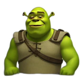 Shrek in swamp sticker