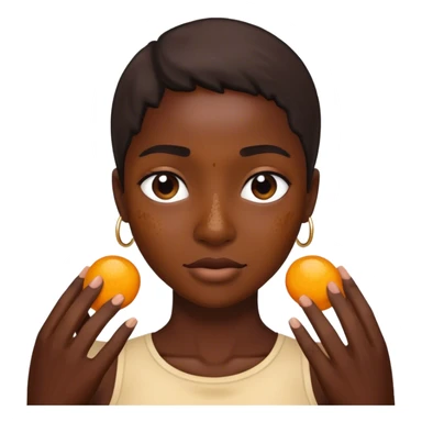 Hyperpigmentation meme sticker