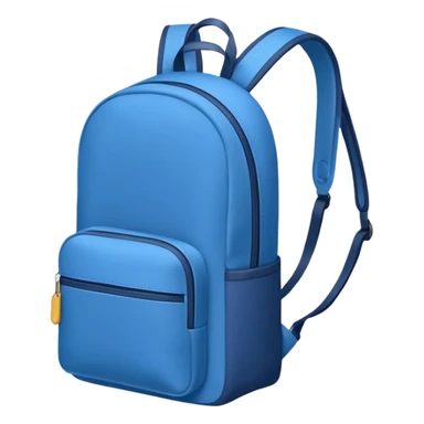 Mochila azul sticker