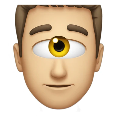 ojos salidos de las órbitas sticker