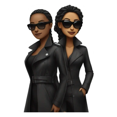neo and trinity from matrix sticker